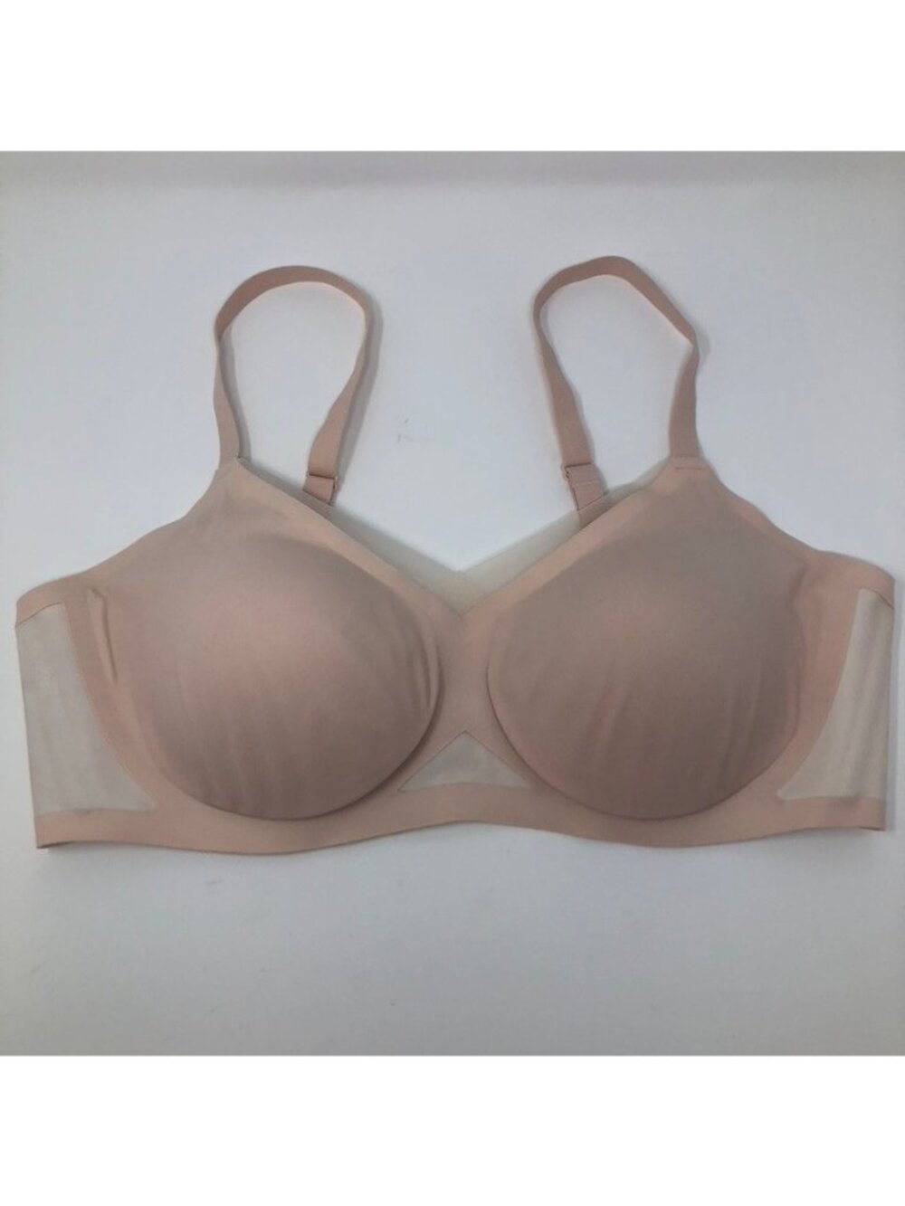 Honeylove Blush Pink Crossover Bra Size XL 38D/DD(E) Wireless Convertible